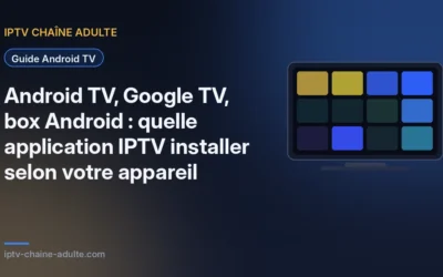 Android TV, Google TV, box Android : quelle application IPTV installer selon votre appareil